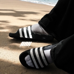 ADIDAS ADILETTE 22 BLACK CLOUD WHITE SLIDES (IF3670)