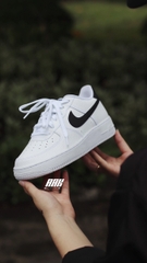 NIKE AIR FORCE 1 (GS) WHITE/BLACK - CT3839 100