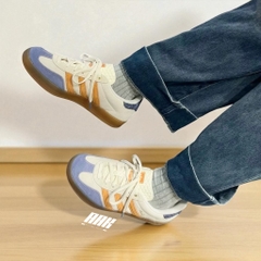 ADIDAS GAZELLE INDOOR ‘Cream White Blue Orange’  ( JQ0956)