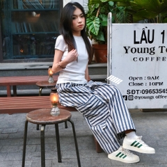 ADIDAS NEO STREET CHECK CREAM/WHITE GREEN (ID6061)