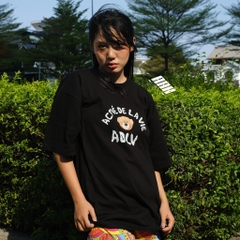 ADLV TEDDY BEAR / BLACK ( ADLV21SS-SSADBK-TBD)