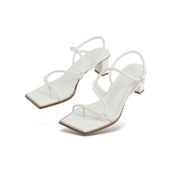 CHARLES & KEITH WOMEN’S SQUARE TOE SANDALS (CK1-60280301)