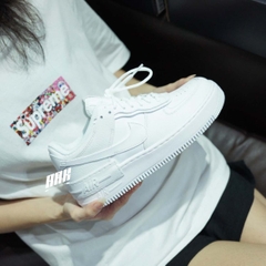 NIKE AIR FORCE 1 SHADOW TRIPLE WHITE - CI0919 100