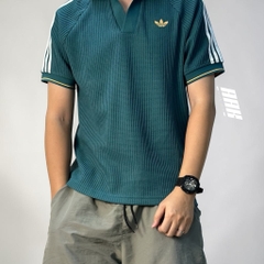 Polo Adidas Originals Waffle Knit '‘Green'’ (KC0691)