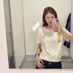 Adidas x Disney Cheshire Cat / Pink (KY8315 ) short Tee