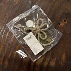 ONGO FLOWER KNOT KEYRING ( Beige )