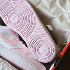 NIKE COURT BOROUGH GS LOW 2 WHITE/PINK FOAM (DV5456-105)