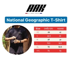 NATIONAL GEOGRAPHIC ROUND NECK T-SHIRT