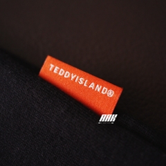 TEDDY ISLAND TEE - TWIN TEDDY BACK VIEW (22SS11) - BLACK