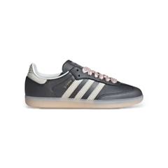 ADIDAS SAMBA OG (IH8047) BLACK PINK RIBBON LACES