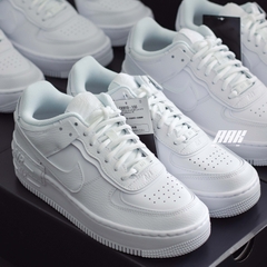 NIKE AIR FORCE 1 SHADOW TRIPLE WHITE - CI0919 100