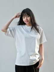 YONSEI LOGO STANDARD ALL WHITE T-SHIRT