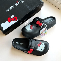 SANRIO X HELLO KITTY SLIDE ALL BLACK