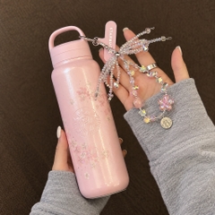 Starbucks Sakura Series Thermos Cup Pendant Pink