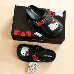 SANRIO X HELLO KITTY SLIDE ALL BLACK