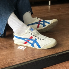 ONITSUKA TIGER MEXICO 66 SLIP-ON WHITE/TRICOLOR - (1183A360-121)