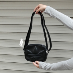 ADIDAS POLYURETHANE EMBOSSED TREFOIL MINI AIRLINER BAG - IT7379