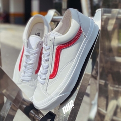 VANS VAULT OG STYLE 36 TRUE WHITE RED - VN0A4BVE21D