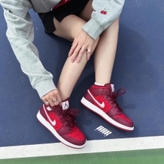 AIR JORDAN 1 MID SE RED QUILT - AV5174 600