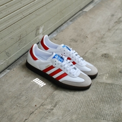 ADIDAS SAMBA OG ( IG1025) WHITE/ BETTER SCARLET