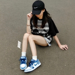 NIKE JORDAN 1 LOW SE 'WASHED DENIM' - CZ8455 100