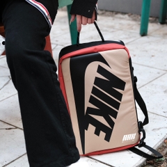 NIKE SHOES BOX BAG - BEIGE