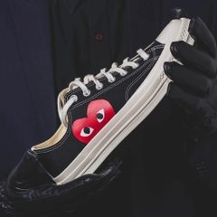 CONVERSE CHUCK 70 CDG PLAY LOW BLACK - 150206C