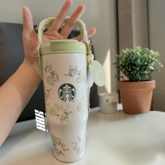 Starbucks China 2026 Spring Auspicious Pattern Thermos Double Drinking