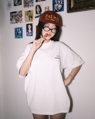 YONSEI 'Chemistry' LOGO STANDARD ALL WHITE T-SHIRT