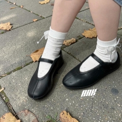 Adidas Black STAN SMITH LO BALLET SHOES ( JQ6939)