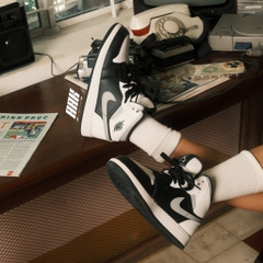 NIKE AIR JORDAN 1 MID WHITE SHADOW (554725-073)