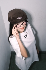YONSEI 'Y.S' LOGO STANDARD ALL WHITE T-SHIRT