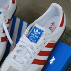 ADIDAS SAMBA OG ( IG1025) WHITE/ BETTER SCARLET