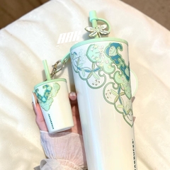 Starbucks China 2026 Spring Auspicious Pattern Stainless Steel Cup