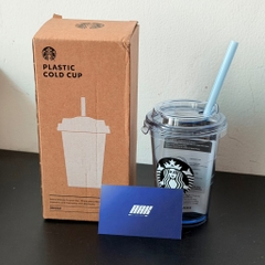 Starbucks Siren Washed Blue Mini Coldcup / 300ML