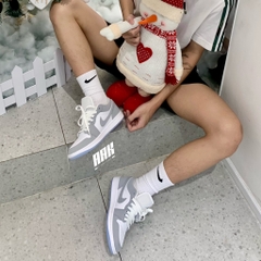 NIKE AIR JORDAN 1 LOW "WHITE WOLF GREY" DC0774-105