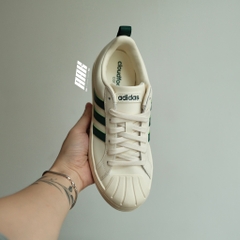 ADIDAS NEO STREET CHECK CREAM/WHITE GREEN (ID6061)