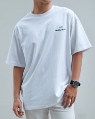 YONSEI 'Mathematic' LOGO STANDARD ALL WHITE T-SHIRT