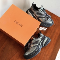 EBLAN CHUNKY SHOES - BLACK/SILVER