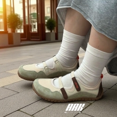 JEEP OUTDOOR LIFESTYLE LOW TOP BEIGE/GREEN ( P651W13112 )