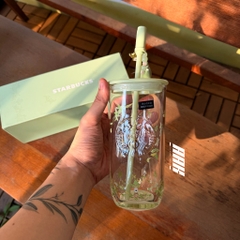 Starbucks China 2026 Spring Auspicious Pattern Glass Cup