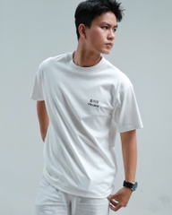 YONSEI 'Physics' LOGO STANDARD ALL WHITE T-SHIRT
