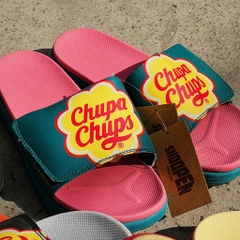 SHOOPEN X CHUPA CHUPS SLIPPERS GREEN - AFDU79S02