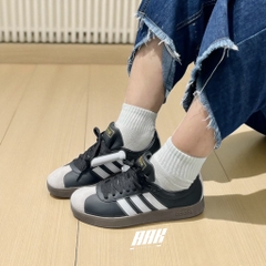 ADIDAS VL COURT CLASSIC BLACK/WHITE GUM ( JQ2471)