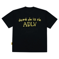 ADLV GLOSSY BASIC LOGO SHORT SLEEVE T-SHIRT BLACK - ADLV21SS SSLGLB BLK