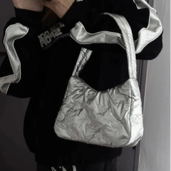 ADIDAS PUFFY SATIN MINI SHOULDER BAG (II3393)