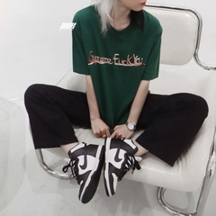 SUPREME FW18 FUCK YOU T-SHIRT GREEN