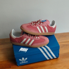 ADIDAS SAMBA OG STEAM WOOD CUSTOM PUPPET /STRAWBERRY BEAR ( IE3437)