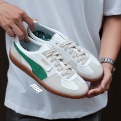 PUMA PALERMO LTH - WHITE-COOL/VAPOR GREEN (396464 07)