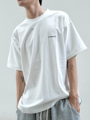 YONSEI LOGO STANDARD ALL WHITE T-SHIRT